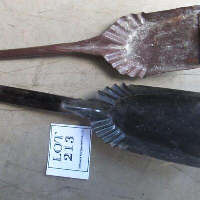 2 Old Coal Shovels