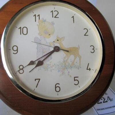 Precious Moments Wall Clock