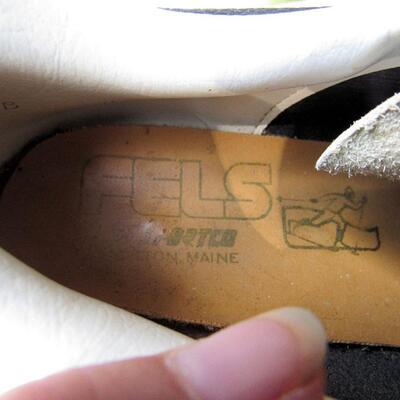 Golf Cap and Men's Older Fels Cross Country Ski Shoes
