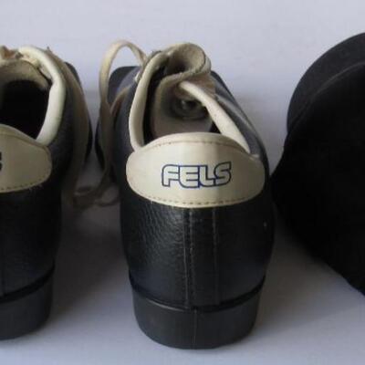 Golf Cap and Men's Older Fels Cross Country Ski Shoes