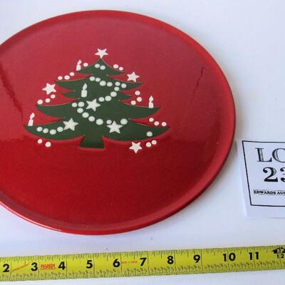 Older West German Christmas Serving Tray