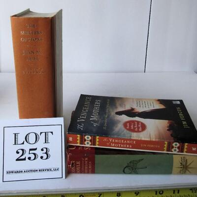 1960 Shirlock Holmes, Vengeance of Mothers 2017, and Shelters of Stone, 2002 Books