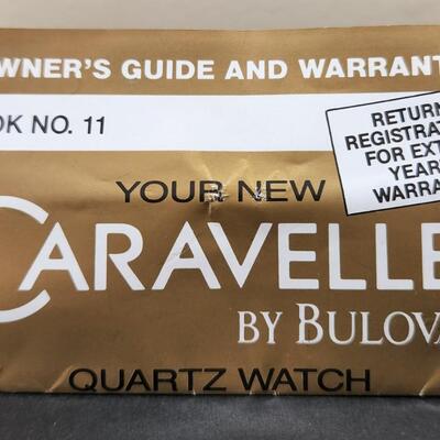 LOT 145RP: Ladies Vintage Caravelle By Bulova Gold-tone Watch