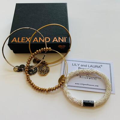 Lot 103R: Alex & Ann Bracelets Along w/Lily & Laura