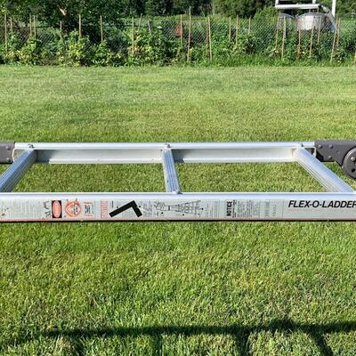 Lot 528R: Flex-O-Ladder II Multipurpose Aluminum Ladder