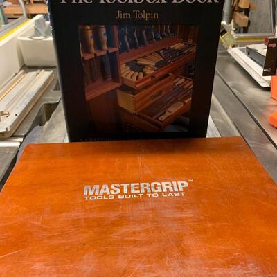 Lot  163RL Master  Grip Chisels &  The Toolbox Book