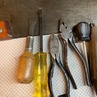 Lot 164: Misc. Tool Lot: Saws, Pliers & More