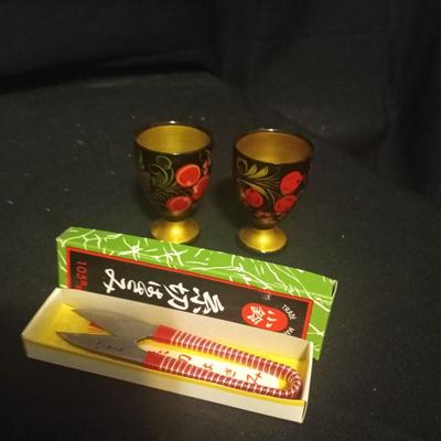 ASIAN THEMED WOODEN BOX-GONG-BUDDA-SMALL COLLECTABLES