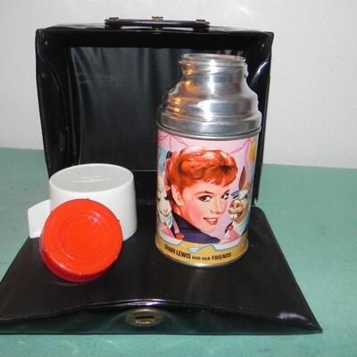 VINTAGE 1963 ALADDIN SHARY LEWIS LUNCHBOX WITH THERMOS & TAGS