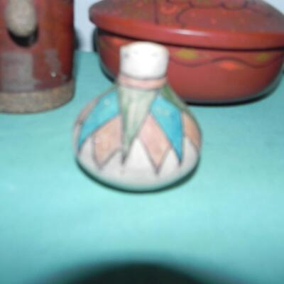 UNIQUE BOWL CONTAINERS WITH LIDS AND POTTERY VASE-CUPS-POT