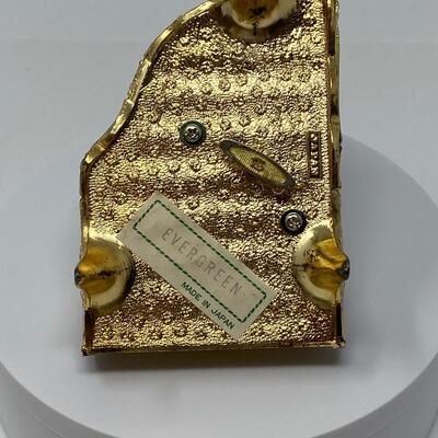 Vintage Evergreen Piano Music Box and Swarovski Crystal Memories Piano 