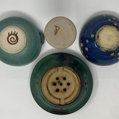 Collection of Signed Studio Pottery 