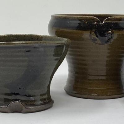 1980s To 1990s Vintage Studio Art Mixed Pottery Set Signed Gregory