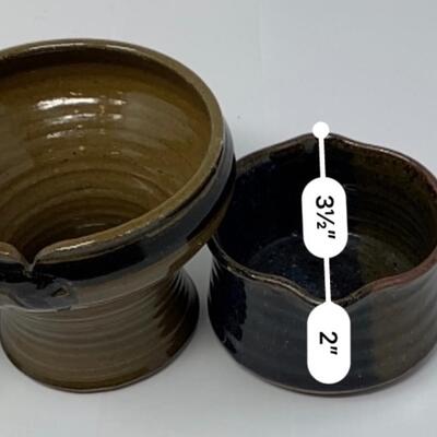 1980s To 1990s Vintage Studio Art Mixed Pottery Set Signed Gregory