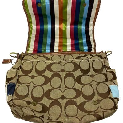 Vintage Coach Crossbody Messenger Bag