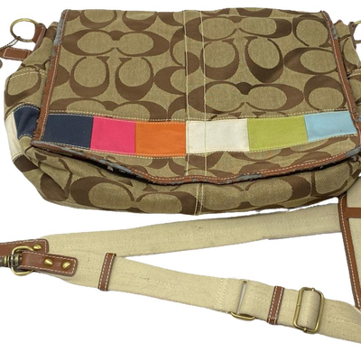 Vintage Coach Crossbody Messenger Bag