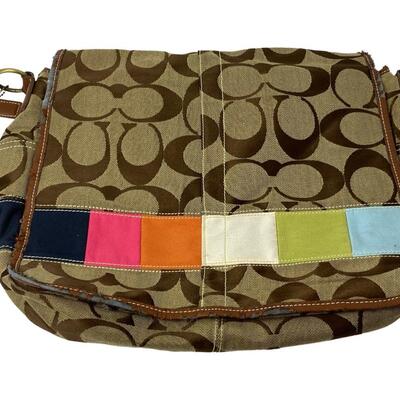 Vintage Coach Crossbody Messenger Bag