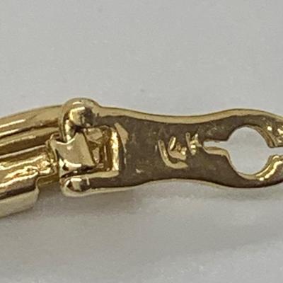 LOT 4: 14k Nissko Emerald Tennis Bracelet