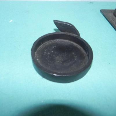 VINTAGE CAST IRON MATCH HOLDERS