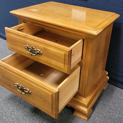 BIRCH BROOK Two Drawer Night Stand