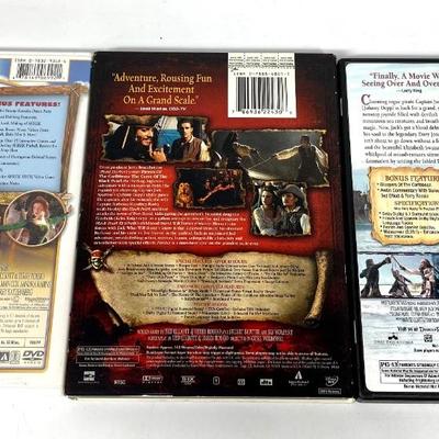Pirates of the Caribbean and Shrek DVDs lot