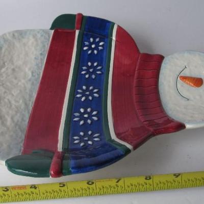 Snowman Serving Tray, St. Nicholas Square