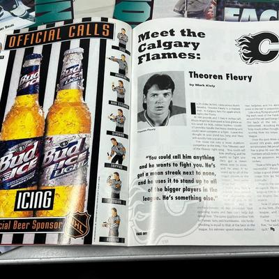 Lot of Retro NHL Mighty Ducks of Anaheim Official Magazines