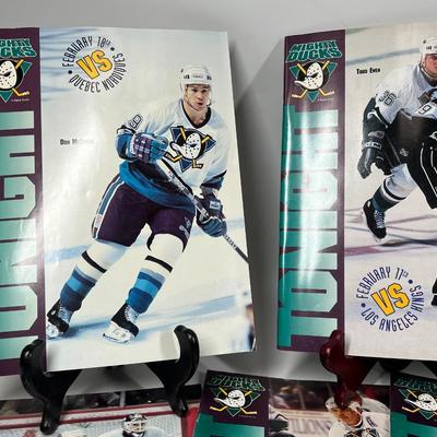 Lot of Retro NHL Mighty Ducks of Anaheim Official Magazines