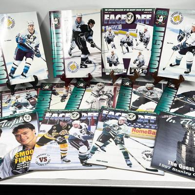 Lot of Retro NHL Mighty Ducks of Anaheim Official Magazines