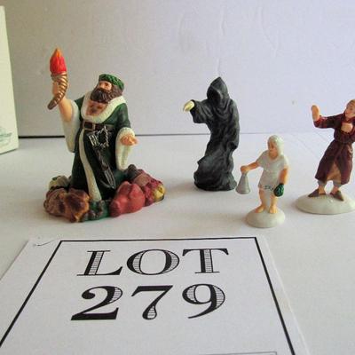 Dept 56 A Christmas Carol Visit Figurines in Box