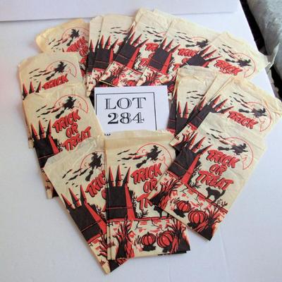 Vintage Halloween Paper Treat Bags