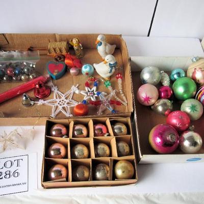 Vintage Christmas Ornament Lot