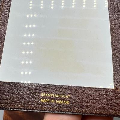 Lot of Vintage Real Hide Grampian Goat Wallets & Address Book