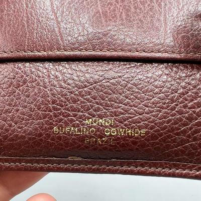 Retro Mundi Bufalino Cowhide Wallet & Coin Carrying Pouch