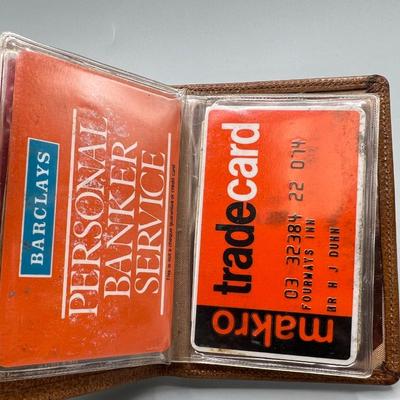 Vintage Credit Card Holder with Credit Cards Keepsakes & More