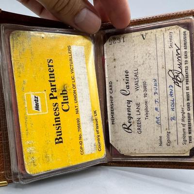 Vintage Credit Card Holder with Credit Cards Keepsakes & More