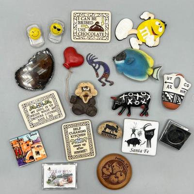 Lot of Retro Miscellaneous Collectible Souvenir Refrigerator Magnet