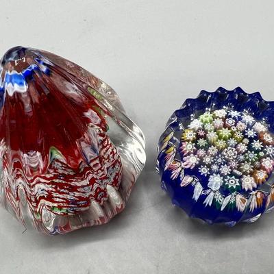 Handmade Glass Perthshire Paperweights & PMCD Glass Studio Colorful Home Decor Paperweights