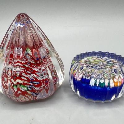 Handmade Glass Perthshire Paperweights & PMCD Glass Studio Colorful Home Decor Paperweights