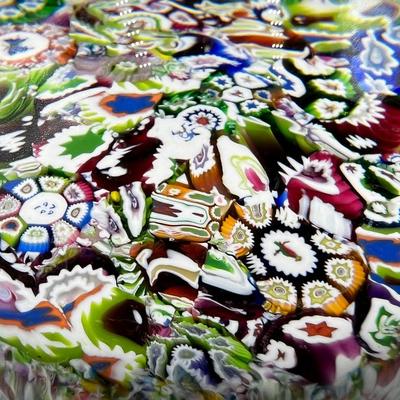 Pair of Handmade Art Glass Perthshire & Signed Paperweights