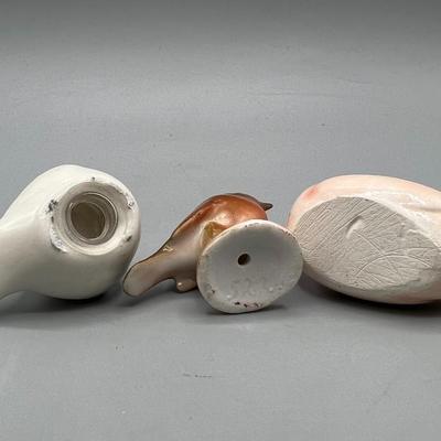 Lot of Miscellaneous Ceramic Clay Salt Shaker & Displayable Bird Figurines Figurines