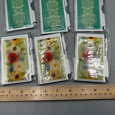 Lot of Unused & Sealed Metal Cover Notepad & Pens