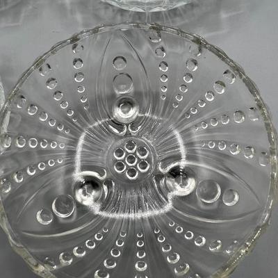 Lot of Retro Miscellaneous Pattern Glass Bowl Dishes