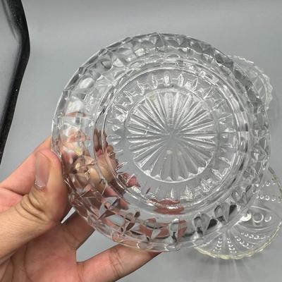 Lot of Retro Miscellaneous Pattern Glass Bowl Dishes