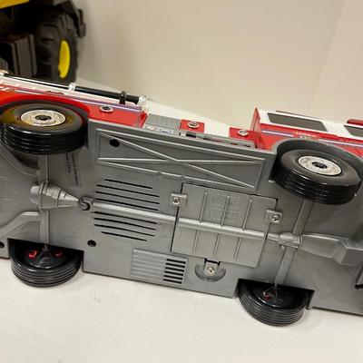 Tonka toy lot fire truck tow truck dump truck