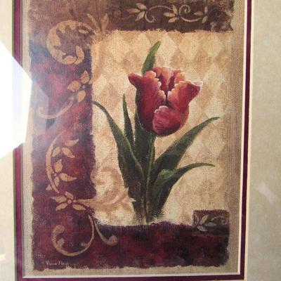 Floral Print With Love Poem