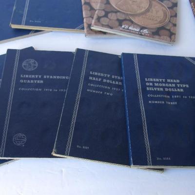 Lot of Empty Coin Books