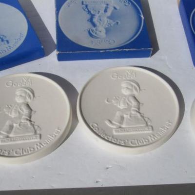 3 Matching Goebel Bisque Collector Pieces
