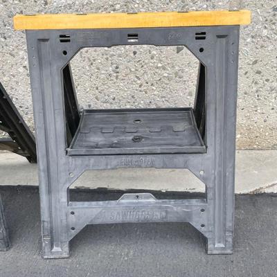 Sawhorse Pair - Heavy Duty Plastic
