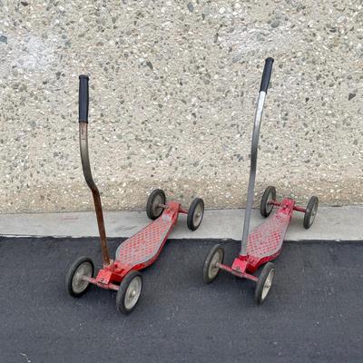 Vintage 1940's Temco Jet Boy Scooter Pair